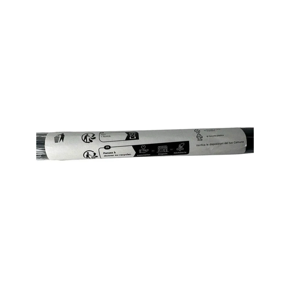 Brand New IKEA RACKA Black Curtain Rod 28-47